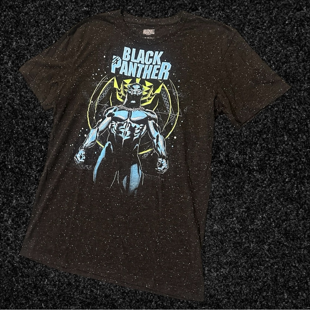 Marvel Black Panther Graphic T-Shirt - Dark Grey/Black